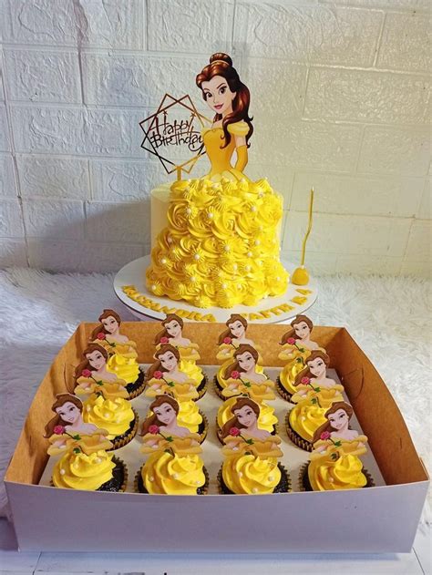 Pin By Melanny On Guardado R Pido In Belle Birthday Party Cake