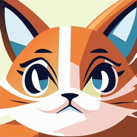 Een Pop Art Kattencartoon Maken Met Vertederende Eigenschappen