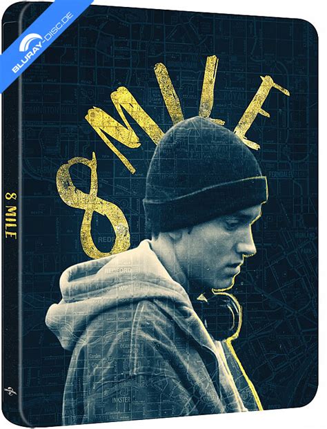 8 Mile 2002 4K Edizione Limitata Steelbook 4K UHD Blu Ray IT Import