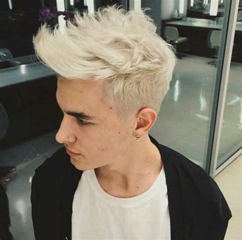 30 Cool Platinum Blonde Hairstyles For Men