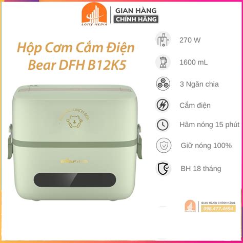 Hộp Cơm Cắm Điện Seka Bear Dfh B12k5 Inox 304 Dung Tích 12l 15l 2