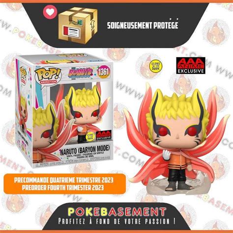 Funko Pop Boruto Super 6 1361 Naruto Baryon Mode Gitd Exclusive