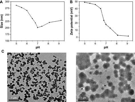 Particle Size A And Zeta Potential B Of Polymeric Micelles