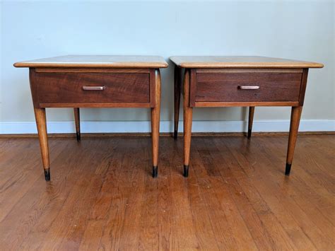 Vintage Mid Century Side Tables Mid Century Modern Lane Acclaim Side