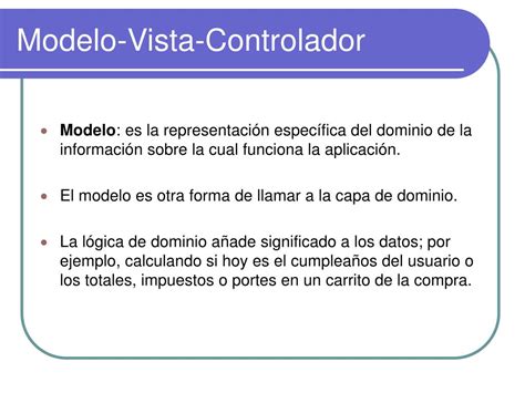 PPT Modelo Vista Controlador MVC PowerPoint Presentation Free