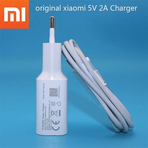 Original Xiaomi Charger V A White Power Adapter Micro Usb Data Sync