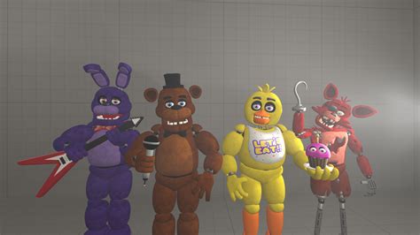 Everything Animations Fnaf 1 Models By Sallymance On Deviantart