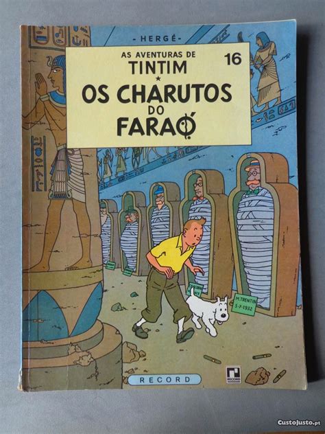 Livro As Aventuras De Tintim Os Charutos Do Fara Livros Venda