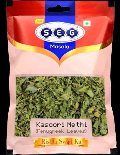 A Grade Green Kasoori Methi Fenugreek Leaves Packaging Size 50g At