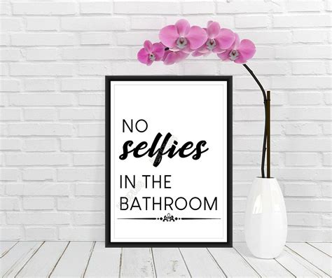 Bathroom Prints Wall Art Poster Decor Quotes Funny Toilet Humour