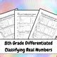 Th Grade Differentiated Classifying Real Numbers Levels Teks A