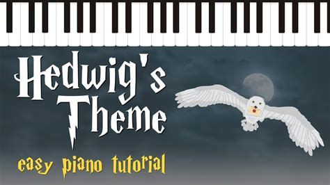 Hedwig S Theme From Harry Potter Easy Piano Tutorial Hoffman