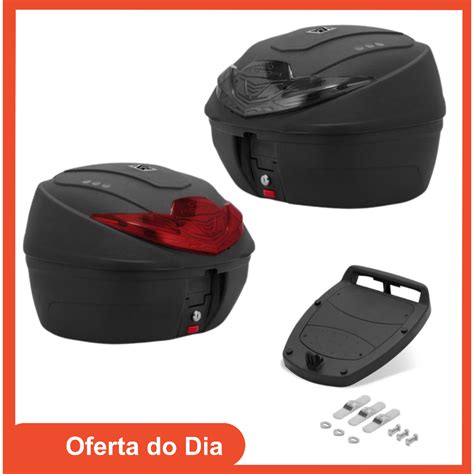 Bau Bauleto Para Moto 35 Litros Pro Tork Smartbox 4 Universal Completo