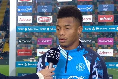 Udinese Napoli Interviste Neres Meglio A Destra O A Sinistra Questa