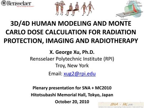 Pdf 3d4d Human Modeling And Monte Carlo Dose Calculation For