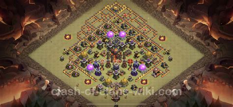 Best Max Levels War Base TH10 with Link, Anti Everything 2023 - Town ...