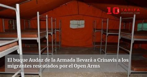 El buque Audaz de la Armada llevará a Crinavis a los migrantes