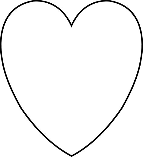 Free Heart Template Free Templates Printable