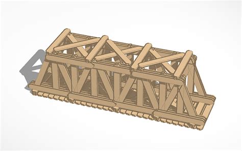 Popsicle Stick Truss Bridge Instructions