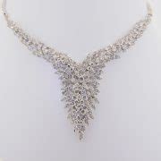 Platinum And Diamond Articulated Collar Necklace Jethro Marles