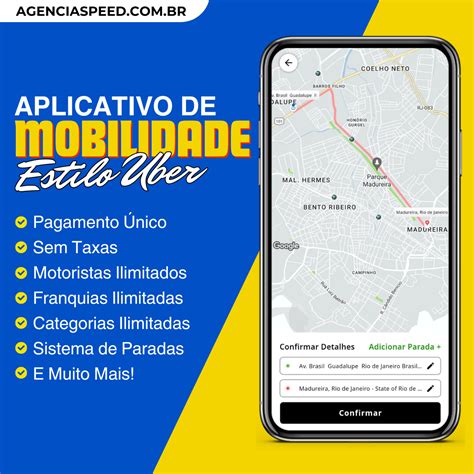 APLICATIVO DE MOBILIDADE URBANA ESTILO UBER Agência Speed