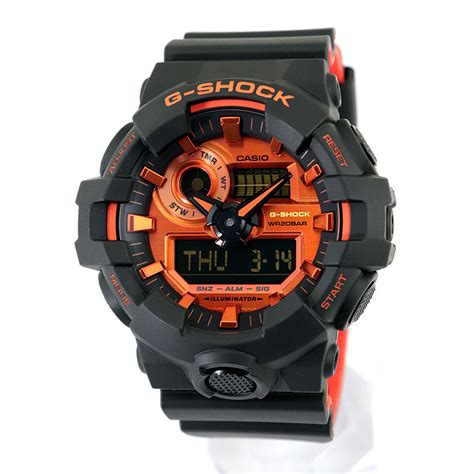 楽天市場CASIO カシオ G SHOCK Gショック ジーショック BRIGHT ORANGE COLOR GA 700BR 1A