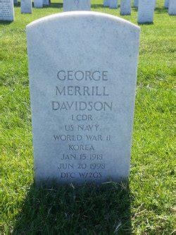 George Merrill Davidson M Morial Find A Grave