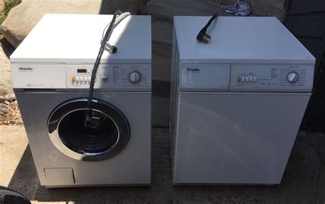 Miele Novotronic W 1918 And T 1515 Electric Washer And Dryer For Sale