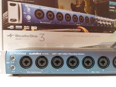 Tarjeta De Sonido Presonus Audiobox 1818vsl De Segunda Mano Por 300 € En A Coruña Hispasonic