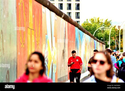 BERLIN, GERMANY - SEPTEMBER 15: Berlin Wall graffiti seen on Saturday ...