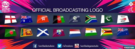 ICC WORLD T20 2016 HD BROADCASTING LOGOS