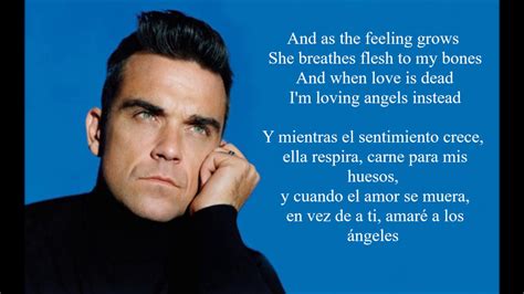 Robbie Williams Angels Inglés Español YouTube