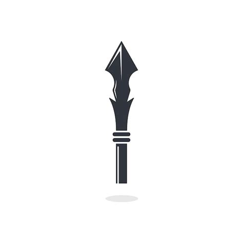 Premium Vector Spear Icon Vector Illustration Design Template