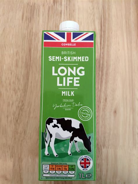 Semi Skimmed Long Life Milk Cowbelle 1 L