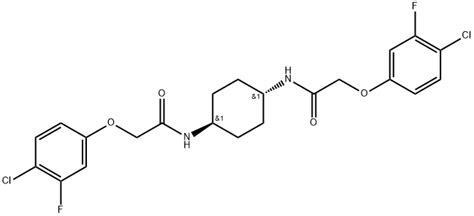 Acetamide N N Trans 1 4 Cyclohexanediylbis 2 4 Chloro 3