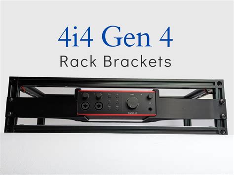 Focusrite Scarlett 4i4 4th Generation Rackmount Ear Kit For 19 Rack Etsy