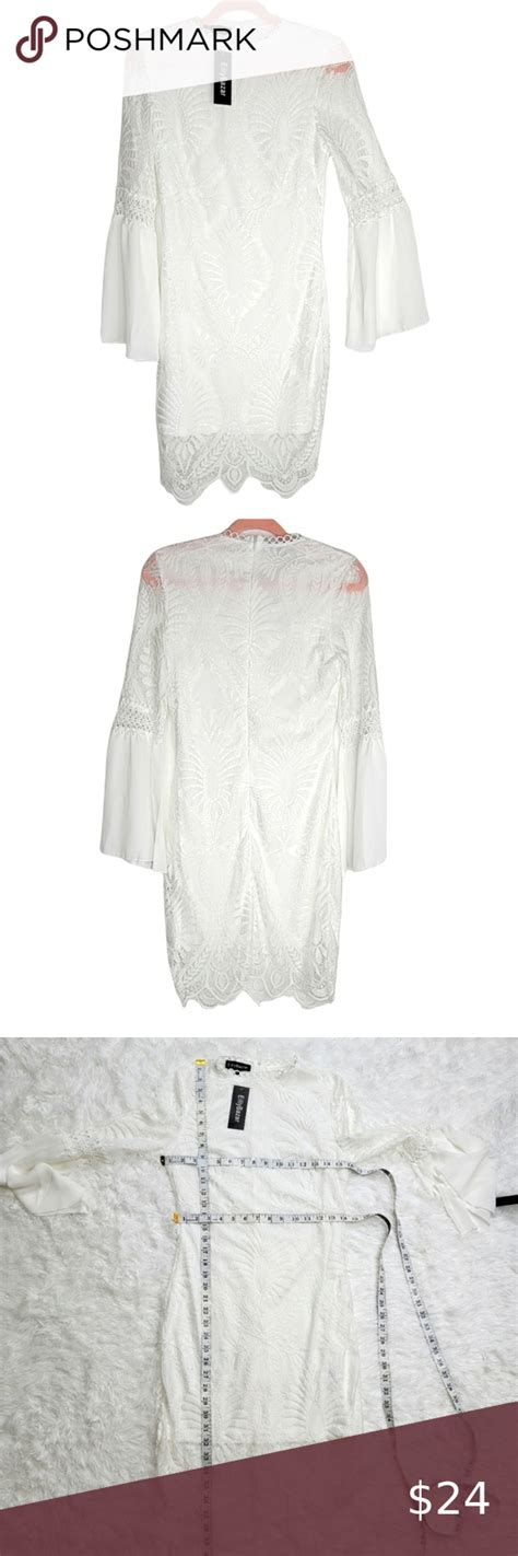 Nwt Eilly Bazar White Lace Dress Lace White Dress Lace Skirt Lace Top