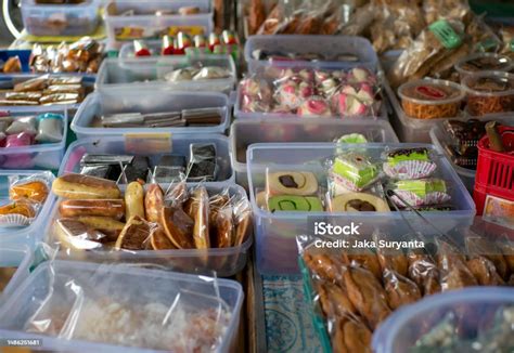 Jajan Pasar Indonesian Traditional Cakes On Street Food Market In ...