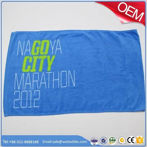 Printed Rally Towel Custom Sports Towel With Brand Logo Buy Sports