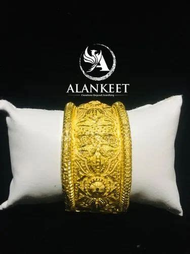 Golden Brass Gold Plated Designer Bangle Packaging Type Export