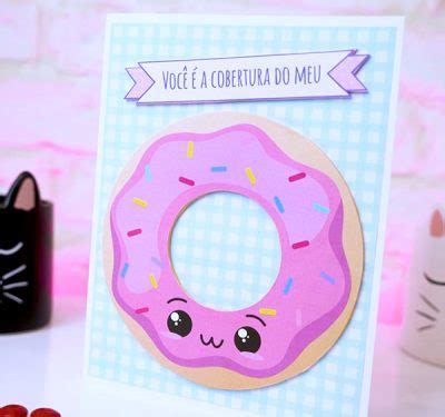 Dany Martines Cartão Donut Kawaii