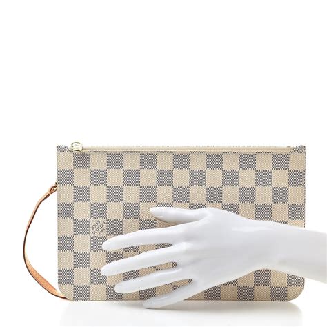 Louis Vuitton Damier Azur Neverfull Mm Gm Pochette 523712