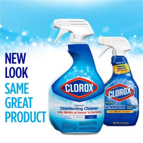 Clorox Disinfecting Bathroom Cleaner Spray Bottle 30 0 Fl Oz Pack