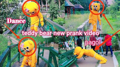 Teddy Bear Funny Prank On Public Places 🤣 Public Pranks Funny Video