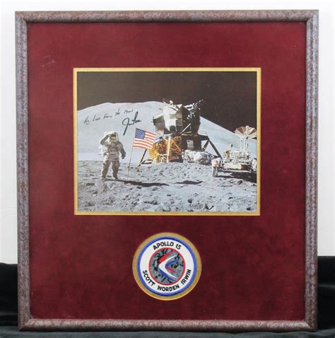 Sold Price James Irwin Signed Official Nasa Photograph May