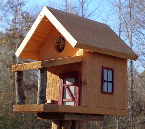 21 Cute Bird Houses Handmade From Wood