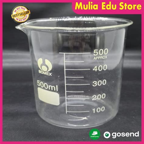 Jual Gelas Kimia Beaker Glass Ml Shopee Indonesia