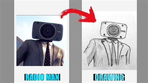 How To Draw Skibidi Toilet Radio Man Youtube