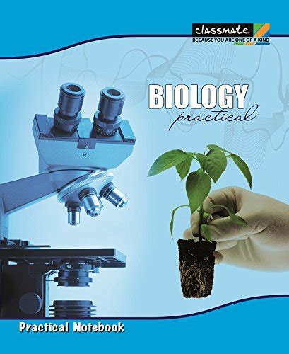 Classmate Practical Notebook Biology Hard Cover 180 Pages 280x220 Single Lineblank