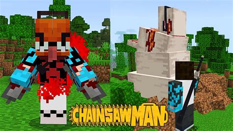 Nuevo Addon De Chainsaw Man Para Minecraft PE YouTube